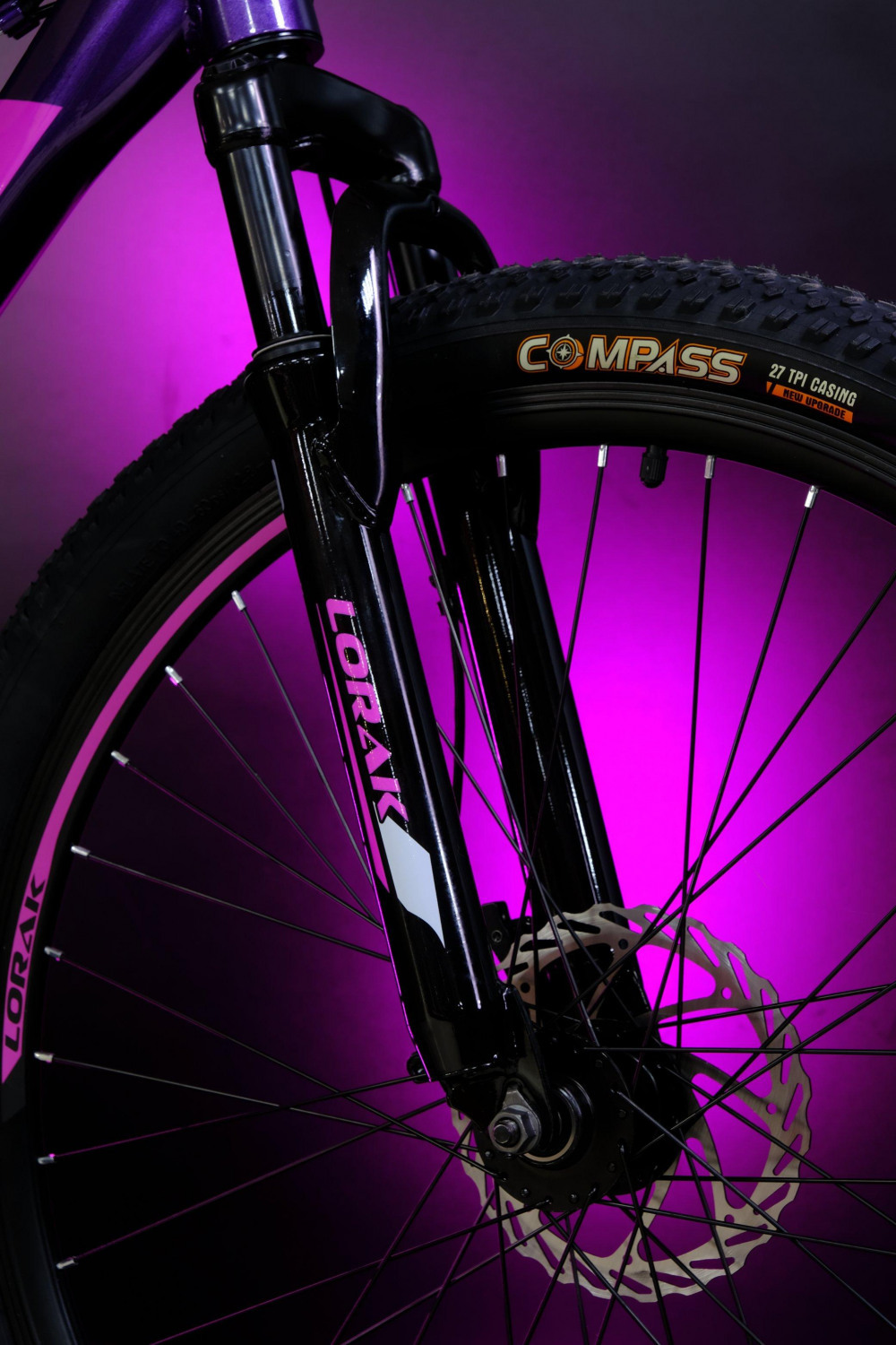 LORAK SHARK 26 BLACK Фиолетовый/Розовый