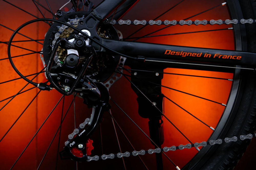 LORAK Fast 26 Матовый Чёрный/Оранжевый